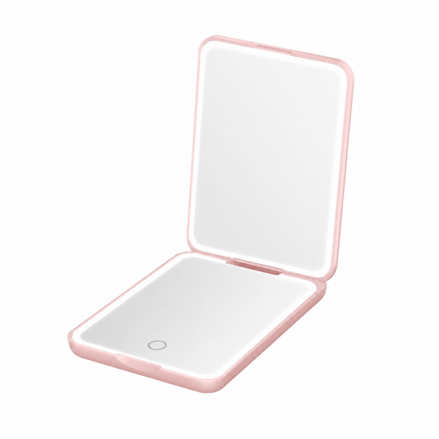 Specchio da Trucco LED Portatile Rosa