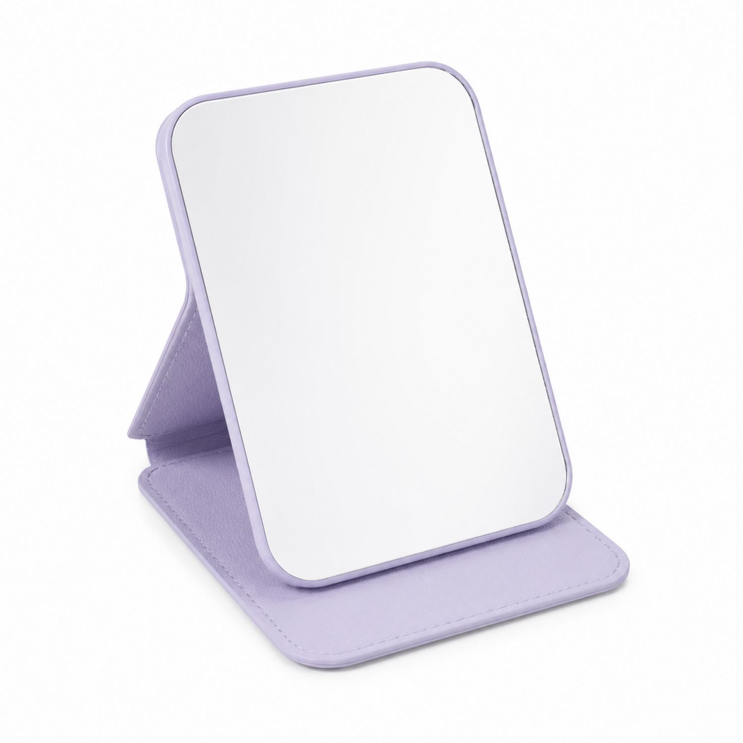 Specchio Portatile Pieghevole Lilla 10x15 cm