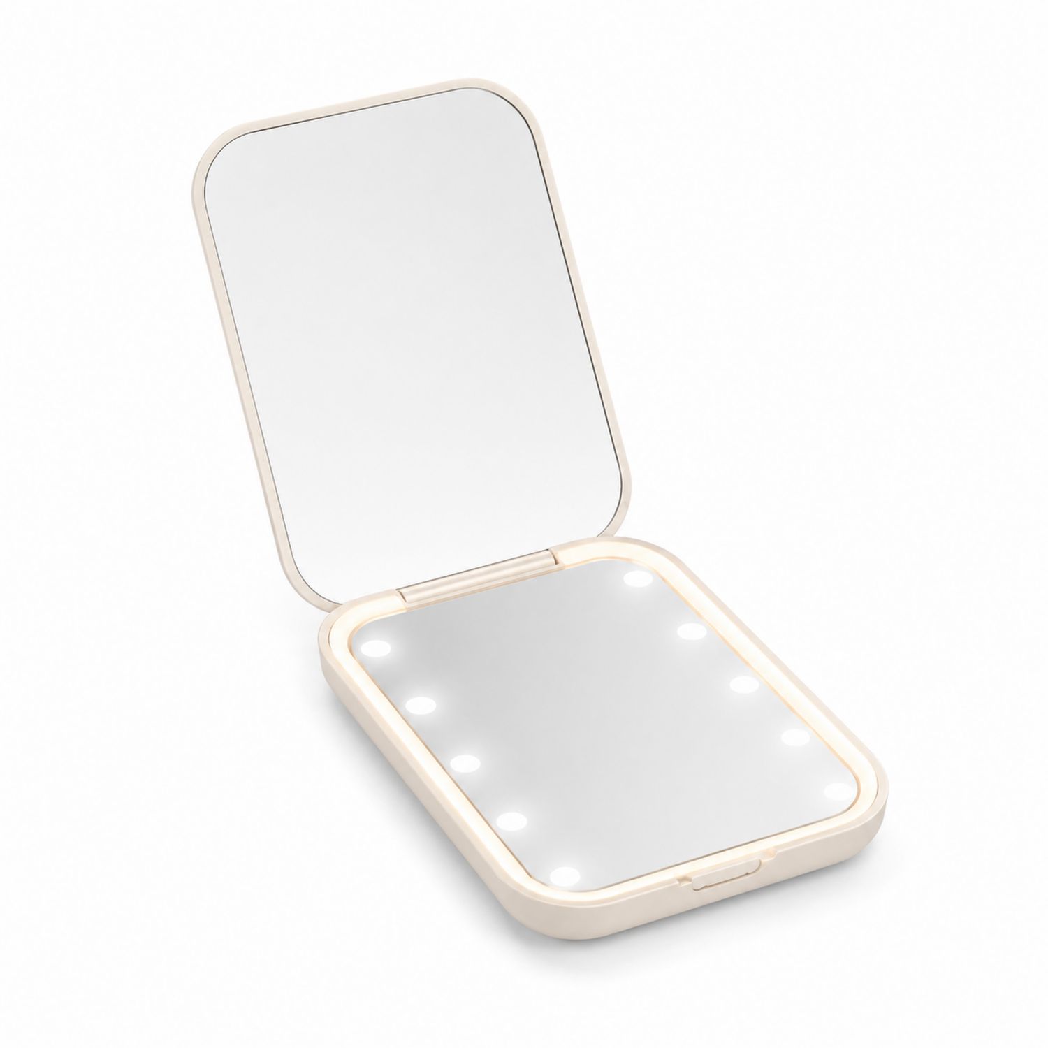 Specchio Portatile Illuminato con LED Bianco