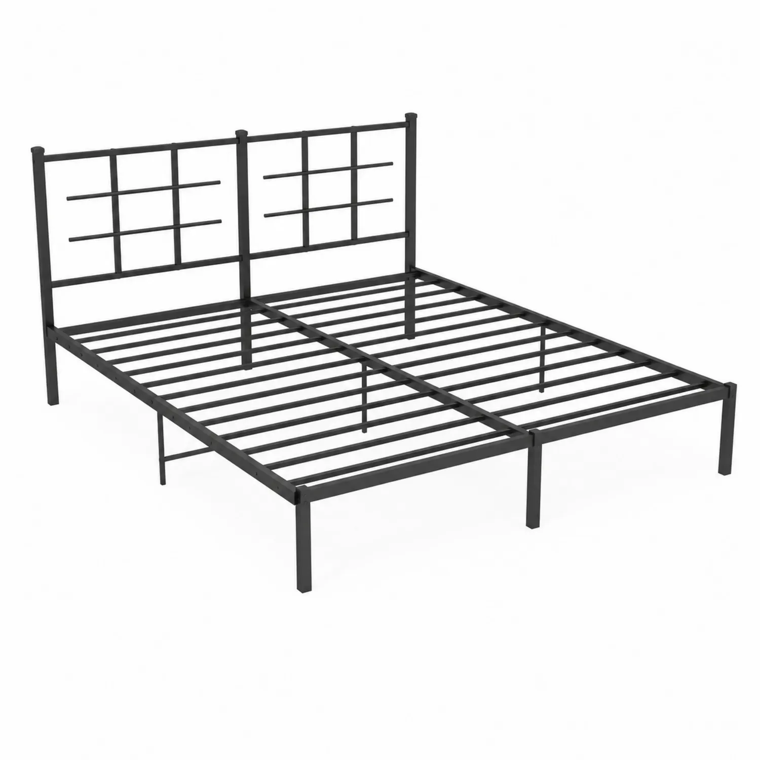 Łóżko metalowe z zagłówkiem 200x160