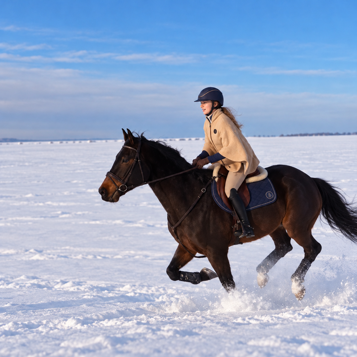 Wearing Emberwrap outdoors in the cold