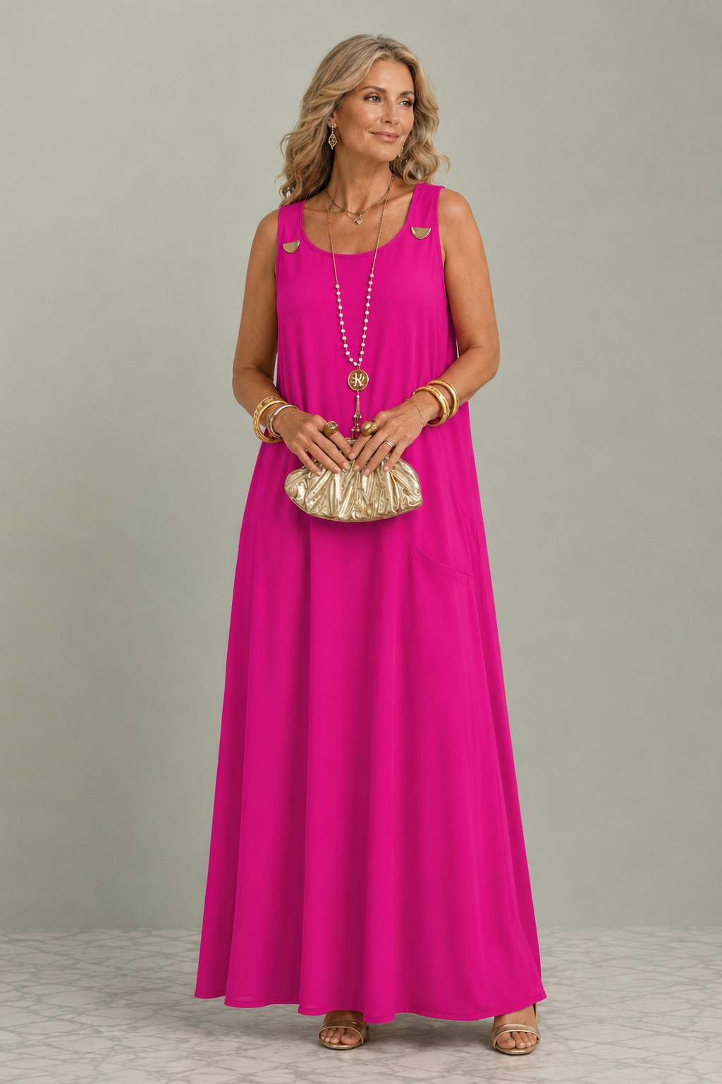 Women's Loose Plain Dress