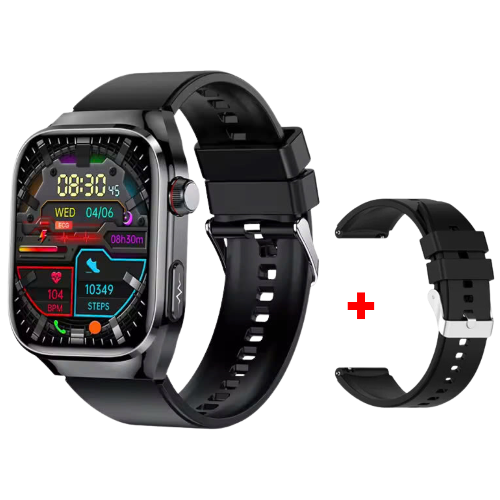 Lifetrack Ultra - Lipid uric Acid ECG/EKG Blood Sugar Blood Pressure Health Management Smart Watch