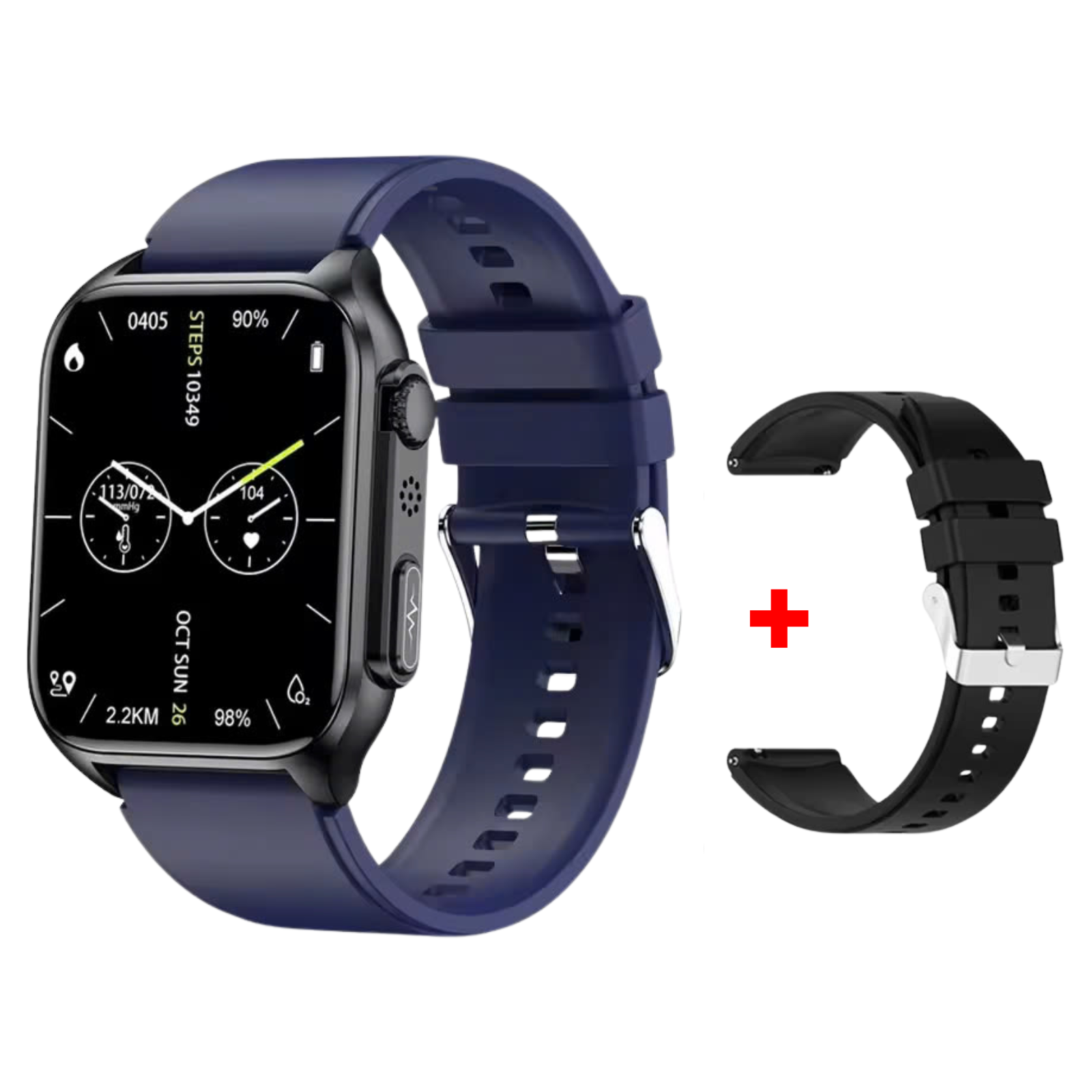  Prime Ultra -  ECG Health Fitness Tracker Heart Rate Sleeping Monitor Smart Watch Waterproof IP67 Blood Glucose