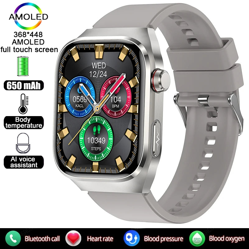 Lifetrack Ultra - Lipid uric Acid ECG/EKG Blood Sugar Blood Pressure Health Management Smart Watch