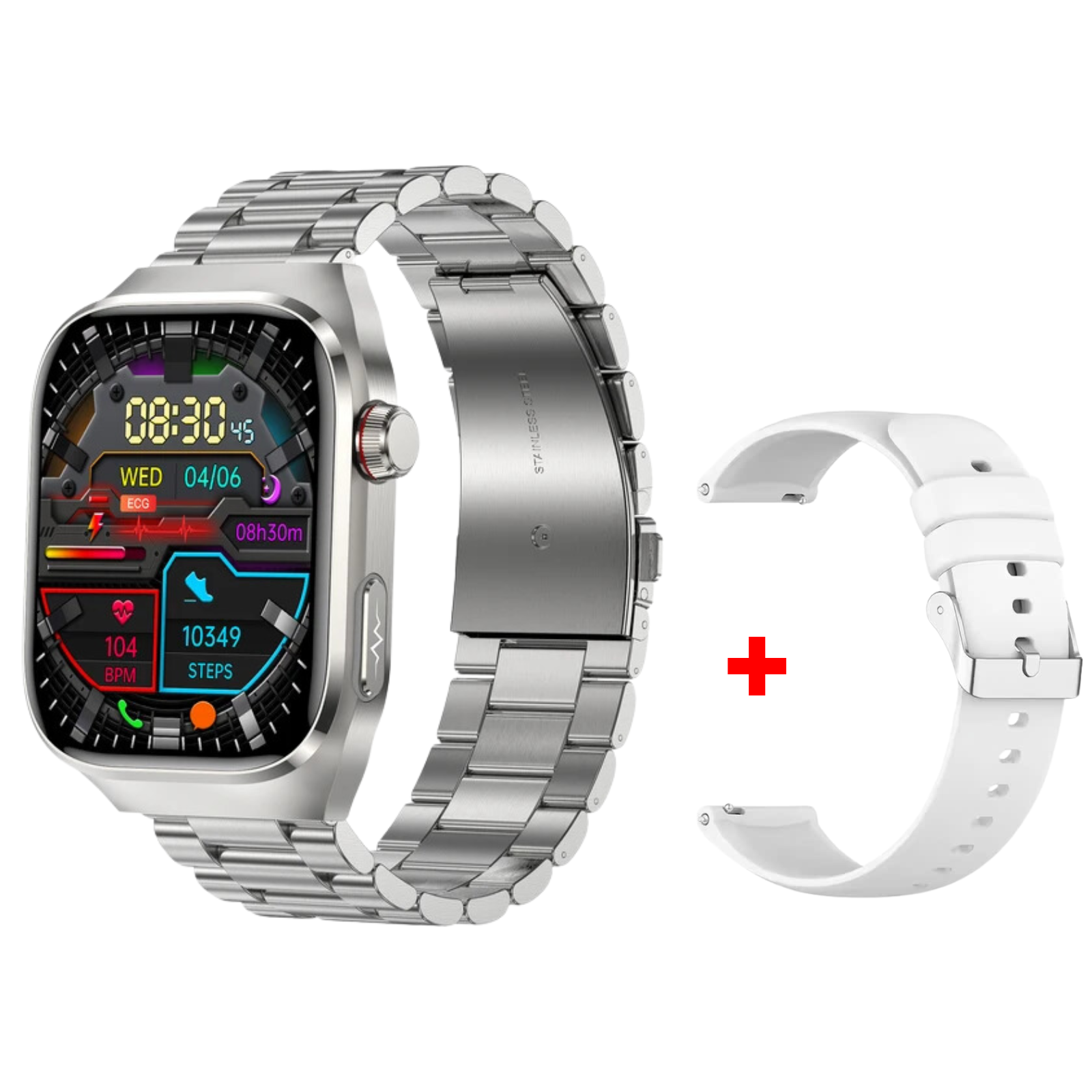 Lifetrack Ultra - Lipid uric Acid ECG/EKG Blood Sugar Blood Pressure Health Management Smart Watch