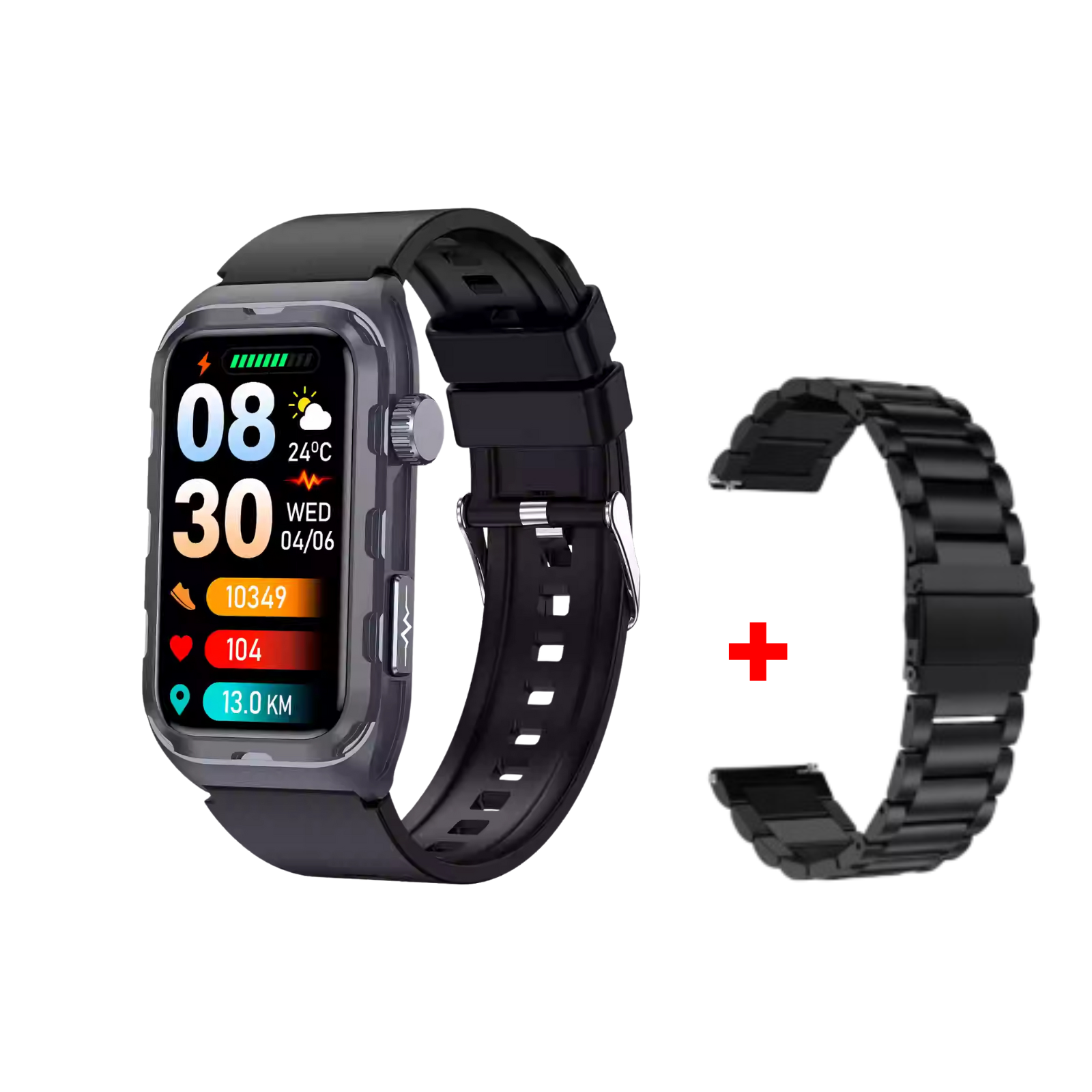 Fitness - Smart Bracelet ECG Health Monitoring Blood Pressure Glucose Heart Rate Wristwatch