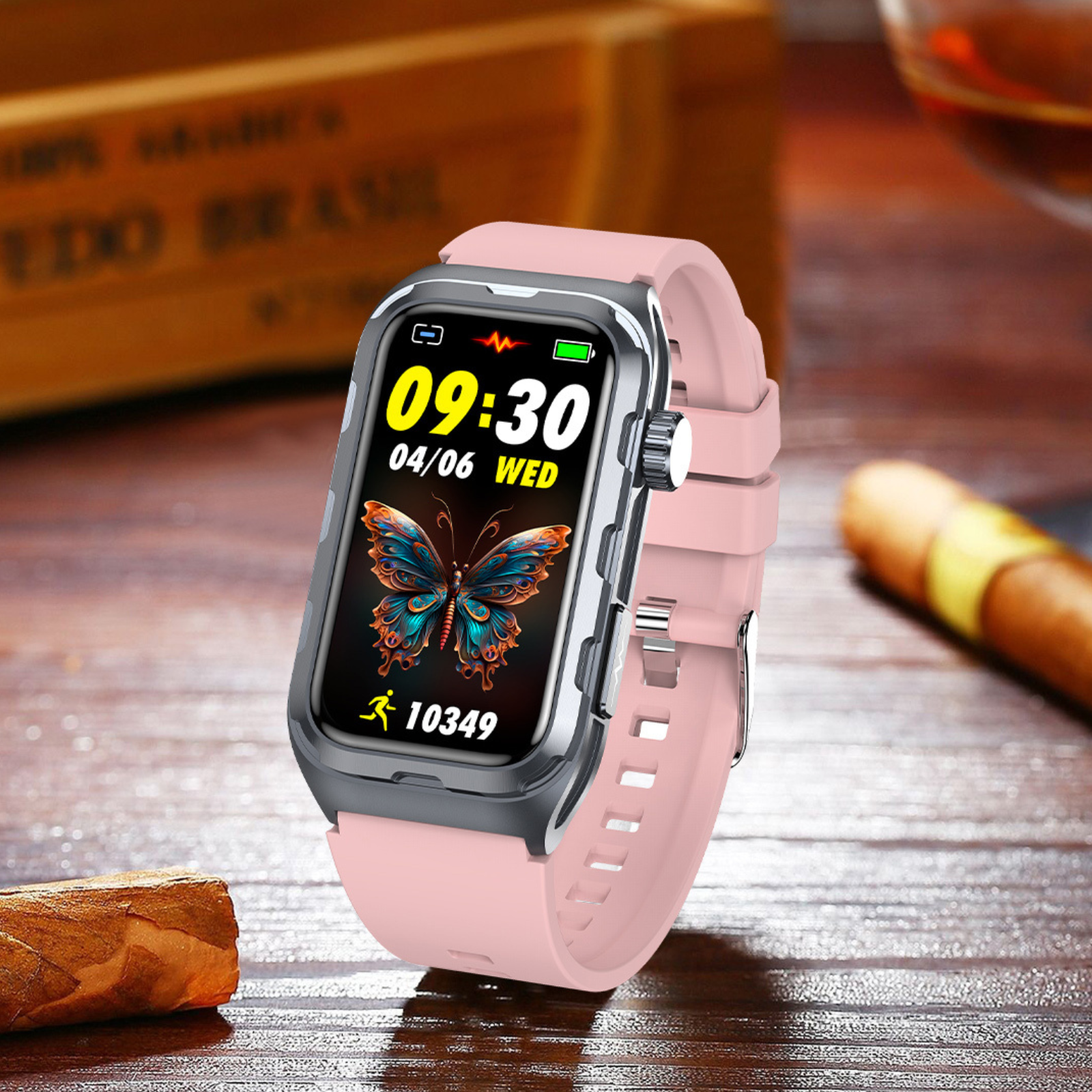 Fitness - Smart Bracelet ECG Health Monitoring Blood Pressure Glucose Heart Rate Wristwatch