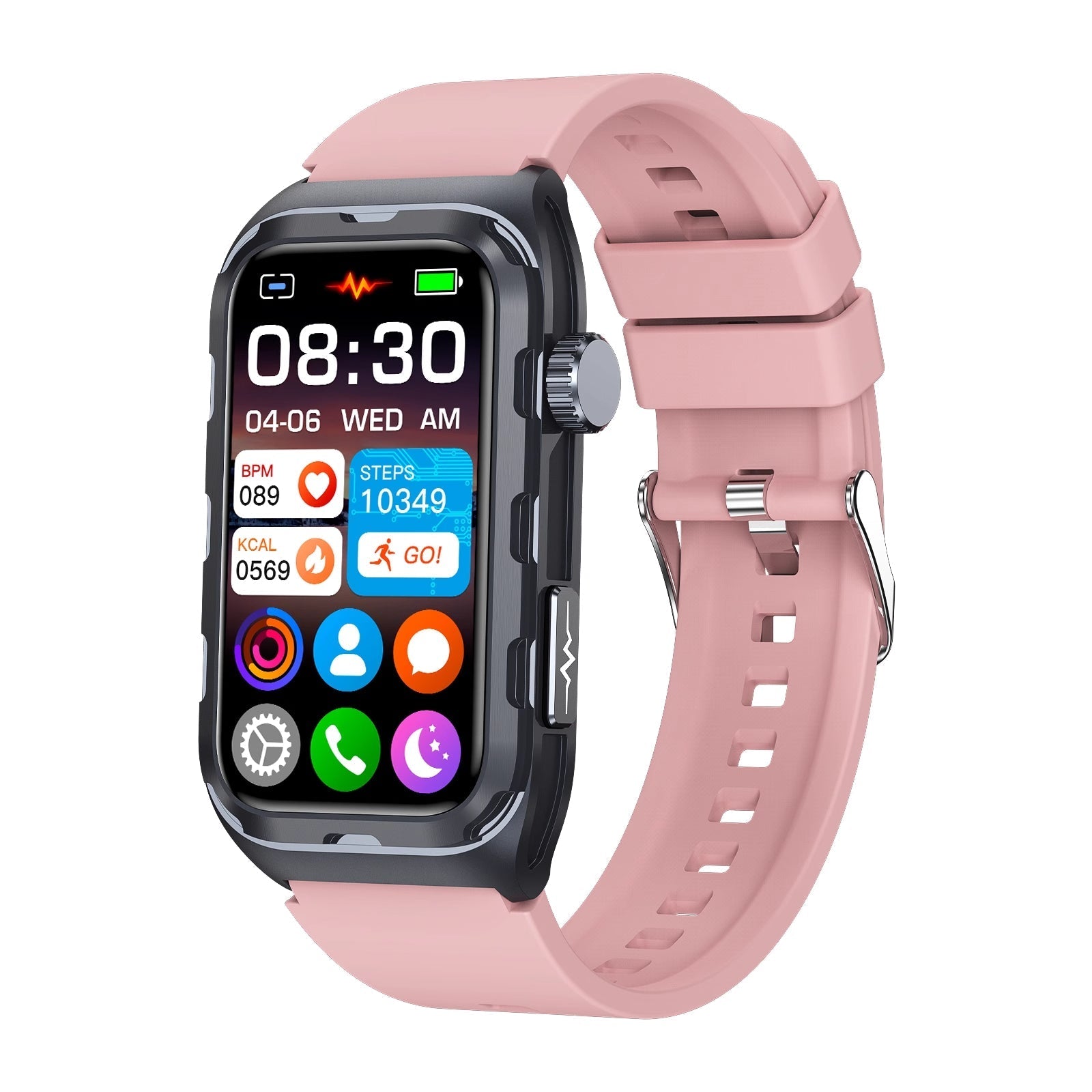 Fitness - Smart Bracelet ECG Health Monitoring Blood Pressure Glucose Heart Rate Wristwatch