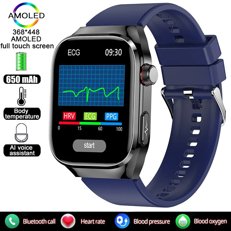 Lifetrack Ultra - Lipid uric Acid ECG/EKG Blood Sugar Blood Pressure Health Management Smart Watch
