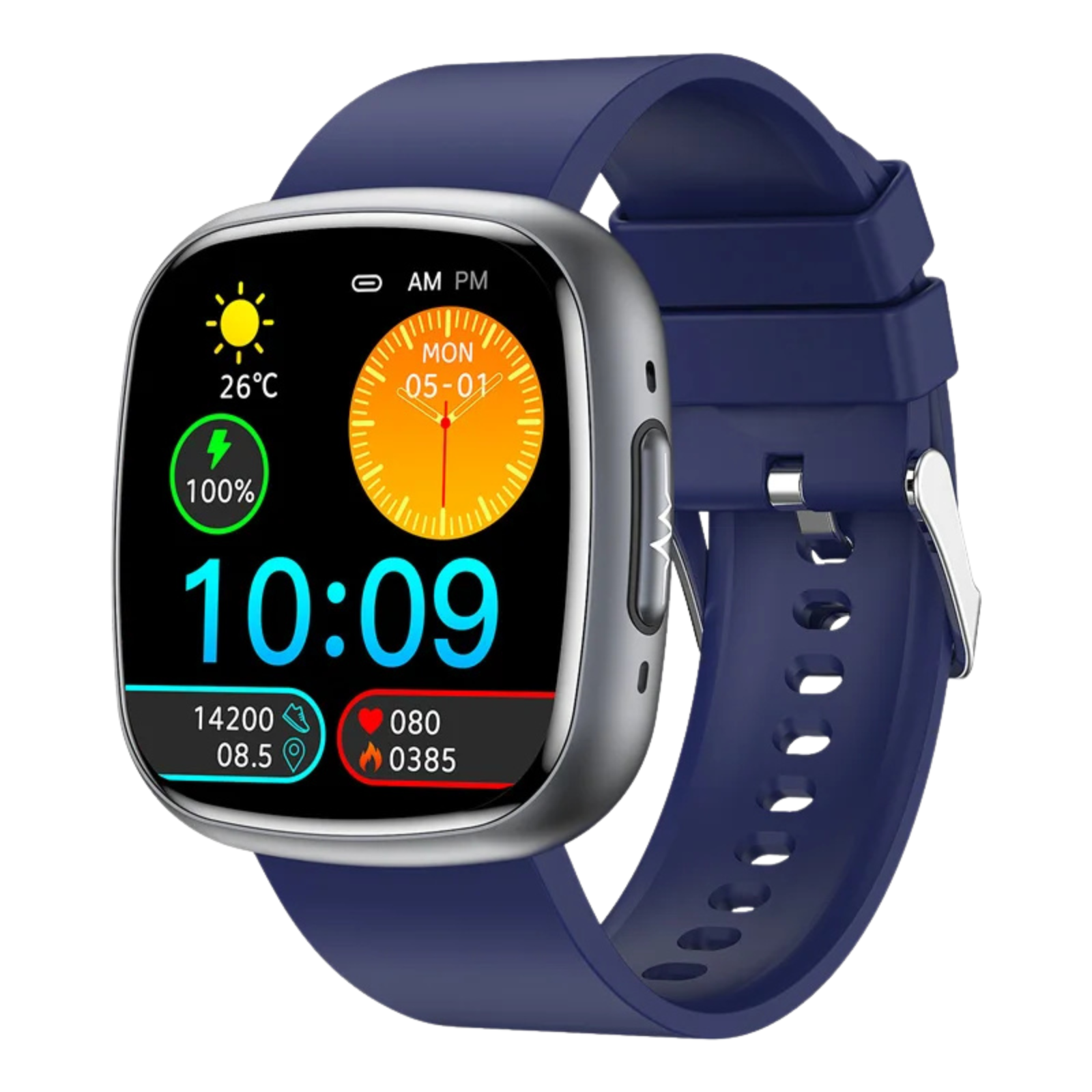 Strength - Smart Watch Blood Pressure Health Monitoring Bluetooth Calling SOS Men Women Sport Fitness Tracker
