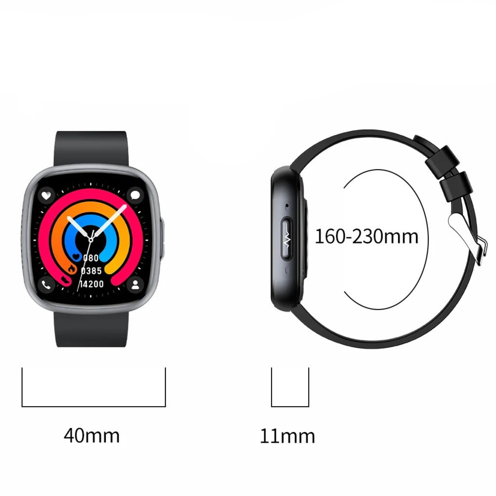 Strength - Smart Watch Blood Pressure Health Monitoring Bluetooth Calling SOS Men Women Sport Fitness Tracker