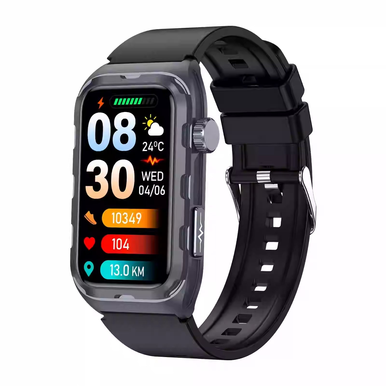 Fitness - Smart Bracelet ECG Health Monitoring Blood Pressure Glucose Heart Rate Wristwatch
