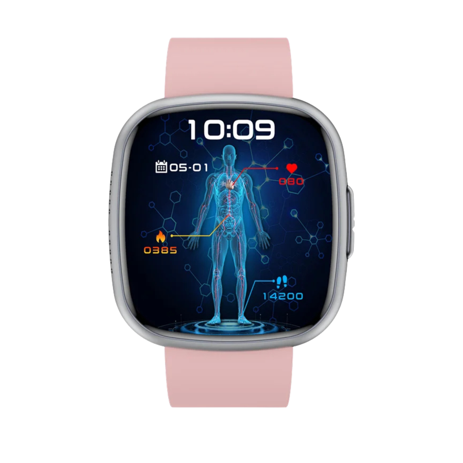 Strength - Smart Watch Blood Pressure Health Monitoring Bluetooth Calling SOS Men Women Sport Fitness Tracker