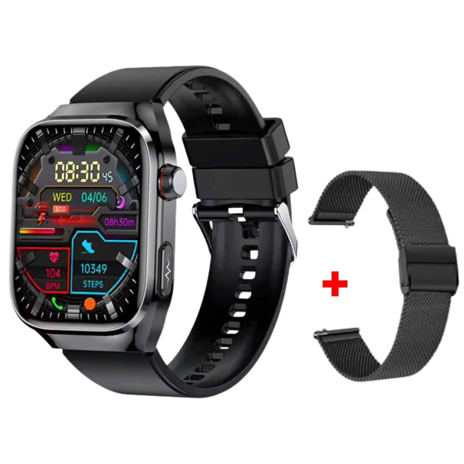 Lifetrack Ultra - Lipid uric Acid ECG/EKG Blood Sugar Blood Pressure Health Management Smart Watch