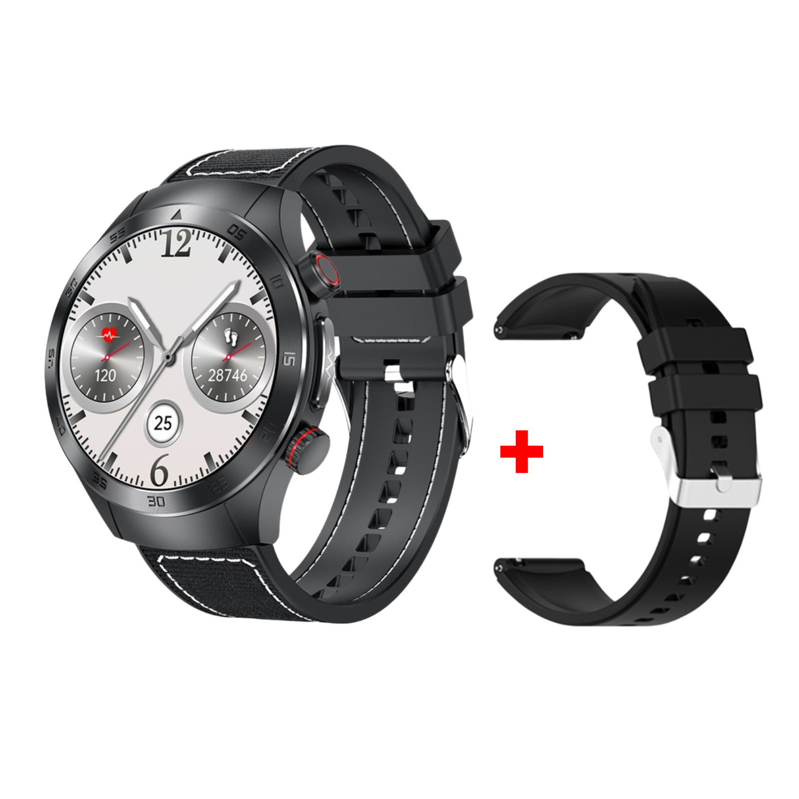 HealthWave Max - Best Medical Diagnosis Smart Watch, Blood Lipids Uric Acid Blood Glucose watch, ECG+PPG Fitness Tracker