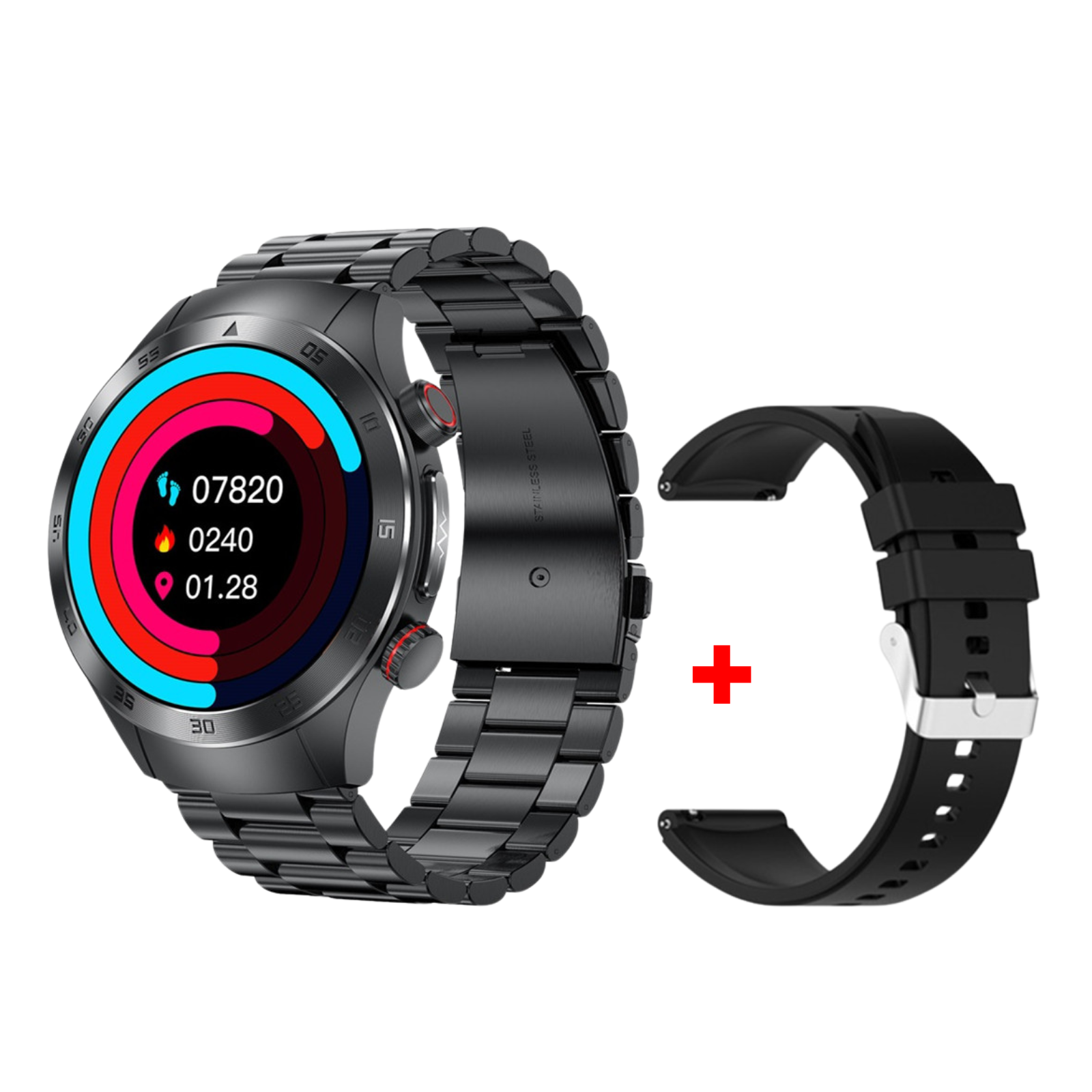 HealthWave Max - Best Medical Diagnosis Smart Watch, Blood Lipids Uric Acid Blood Glucose watch, ECG+PPG Fitness Tracker