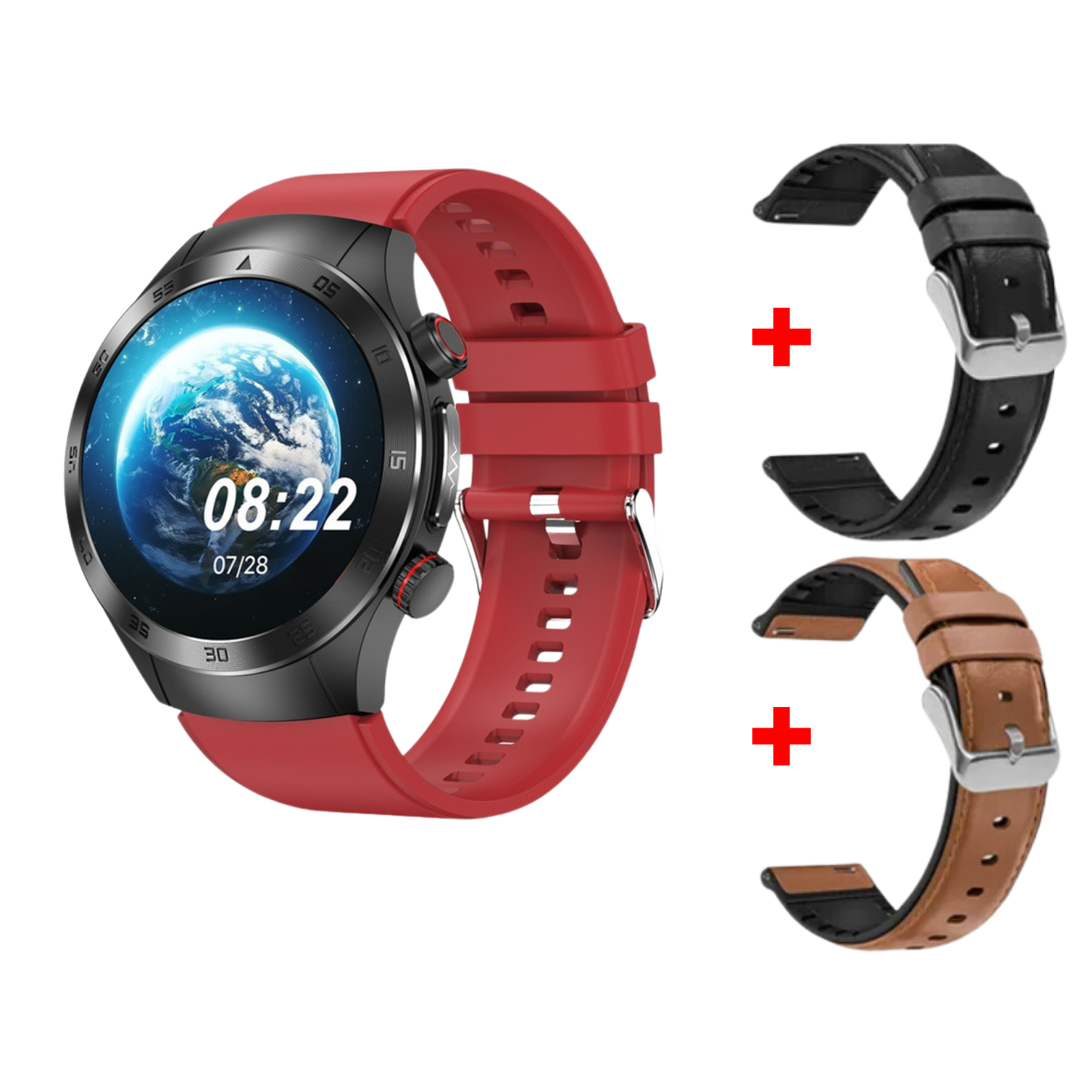 HealthWave Max - Best Medical Diagnosis Smart Watch, Blood Lipids Uric Acid Blood Glucose watch, ECG+PPG Fitness Tracker