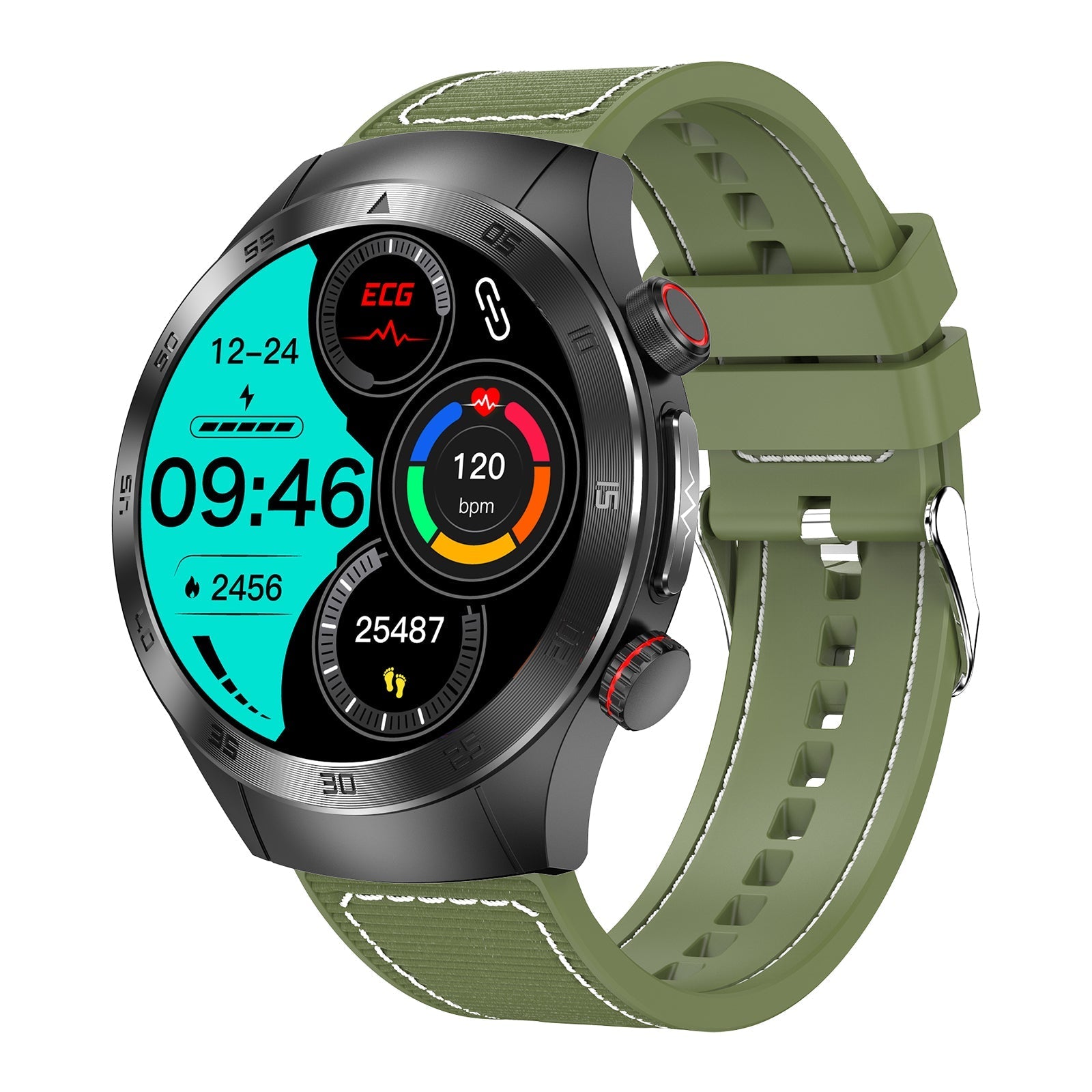 HealthWave Max - Best Medical Diagnosis Smart Watch, Blood Lipids Uric Acid Blood Glucose watch, ECG+PPG Fitness Tracker