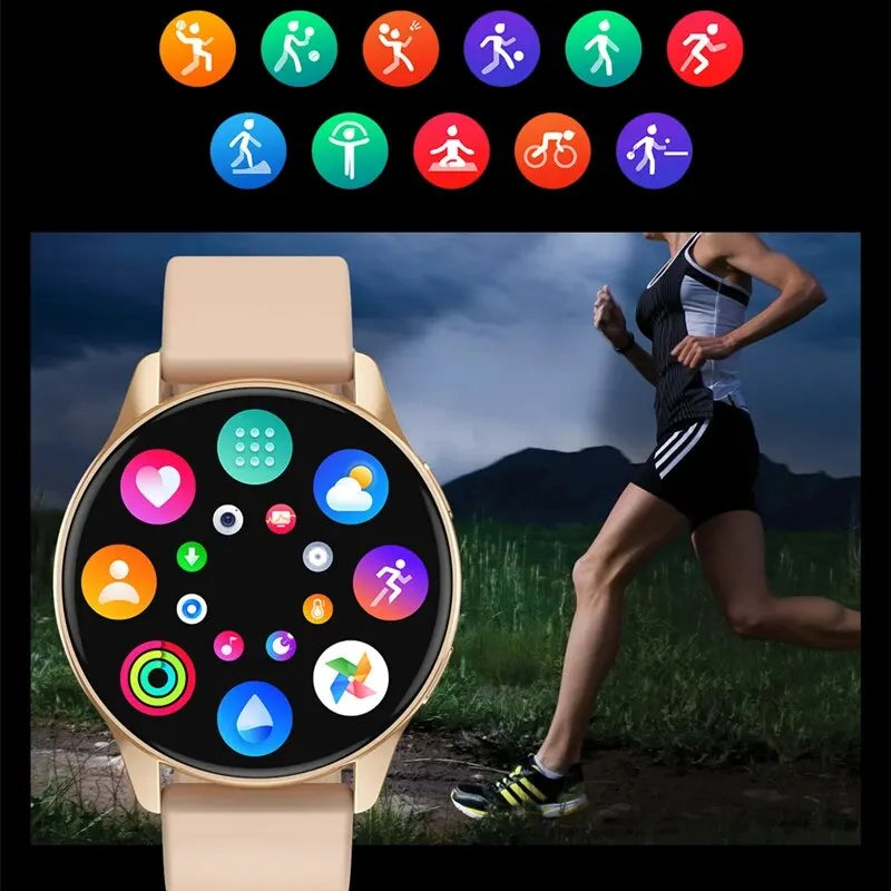  Allure - Smart Watch Wireless Charging Smartwatch Bluetooth Calls Watches Men Women Fitness Bracelet