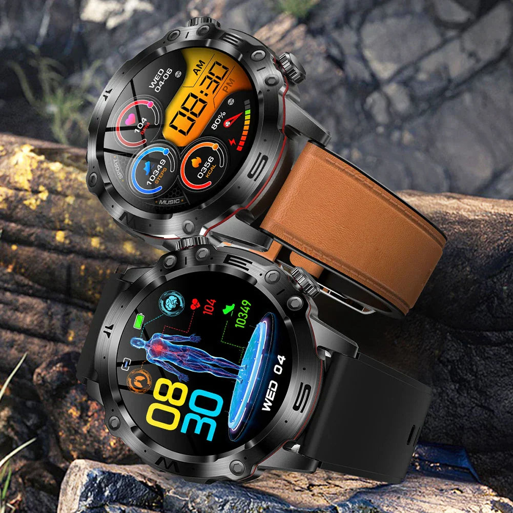 Wellness Pro - ECG/EKG HRV Professional Blood Glucose Blood Pressure Monitoring and Health Smart Watch