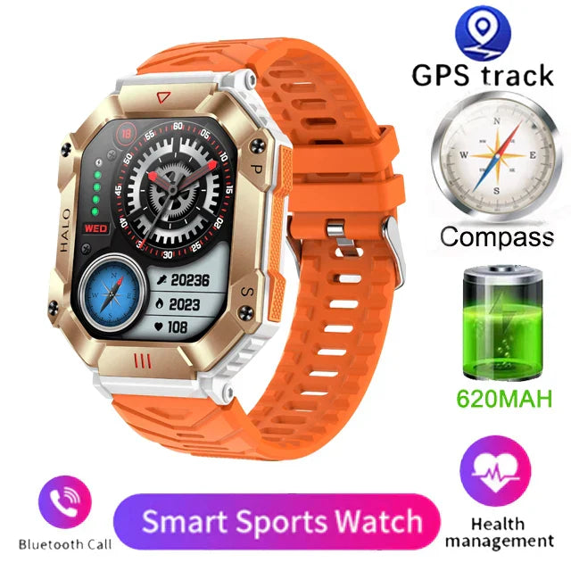  Invictus Ultra -Watches Ip68 Waterproof Military Healthy Monitor AI Voice Bluetooth Call