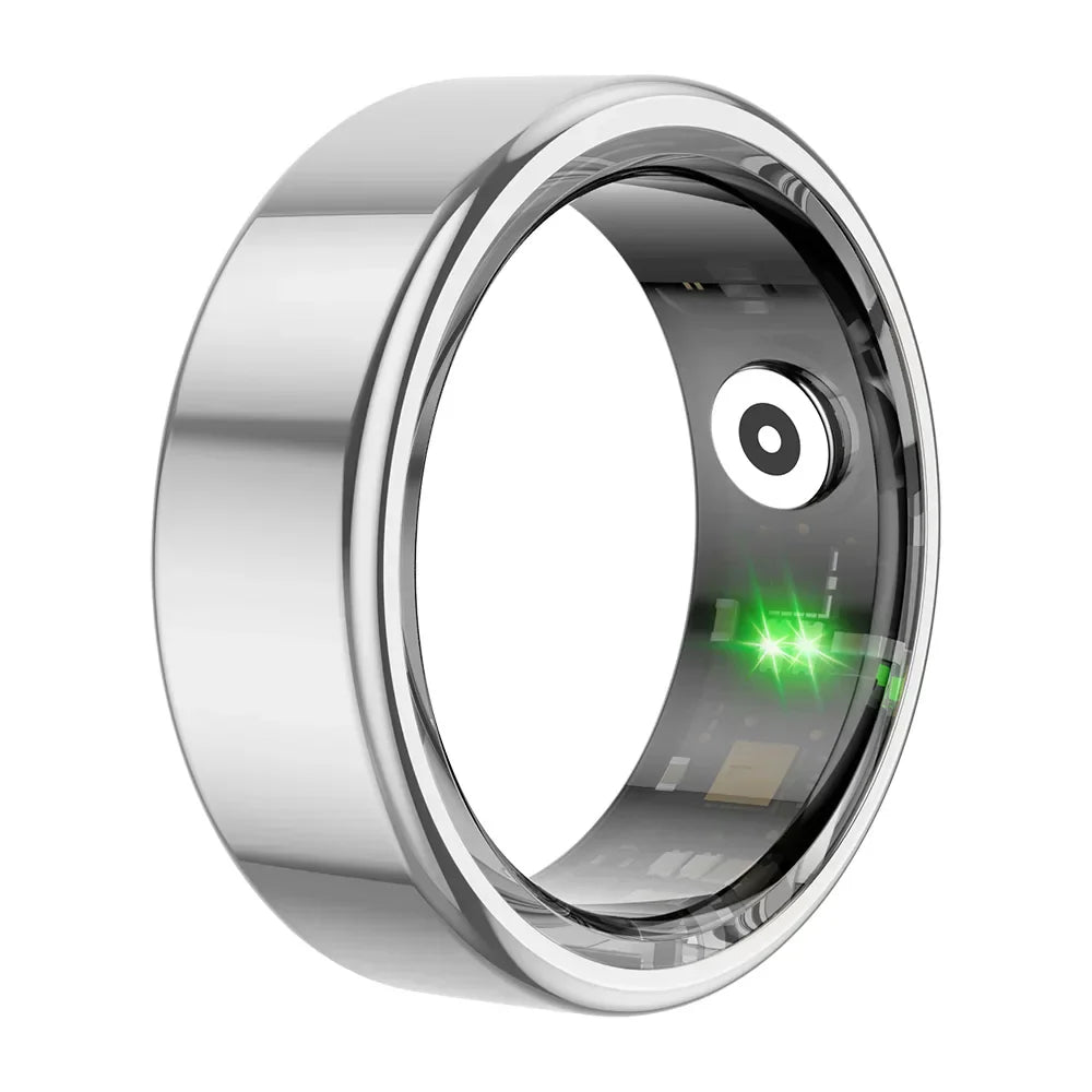 Stefan - Smart Ring Titanium Steel Health Monitoring Ring: Supports good sleep, regulates blood pressure