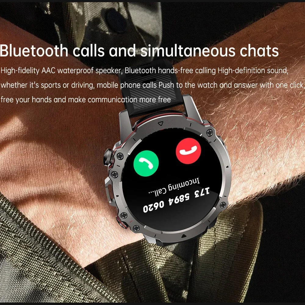 Crusader - Smart Watch For Men Amoled Waterproof Bluetooth Call Heart Rate
