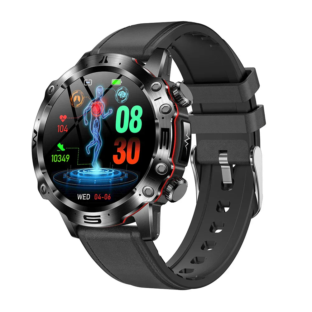 Wellness Pro - ECG/EKG HRV Professional Blood Glucose Blood Pressure Monitoring and Health Smart Watch