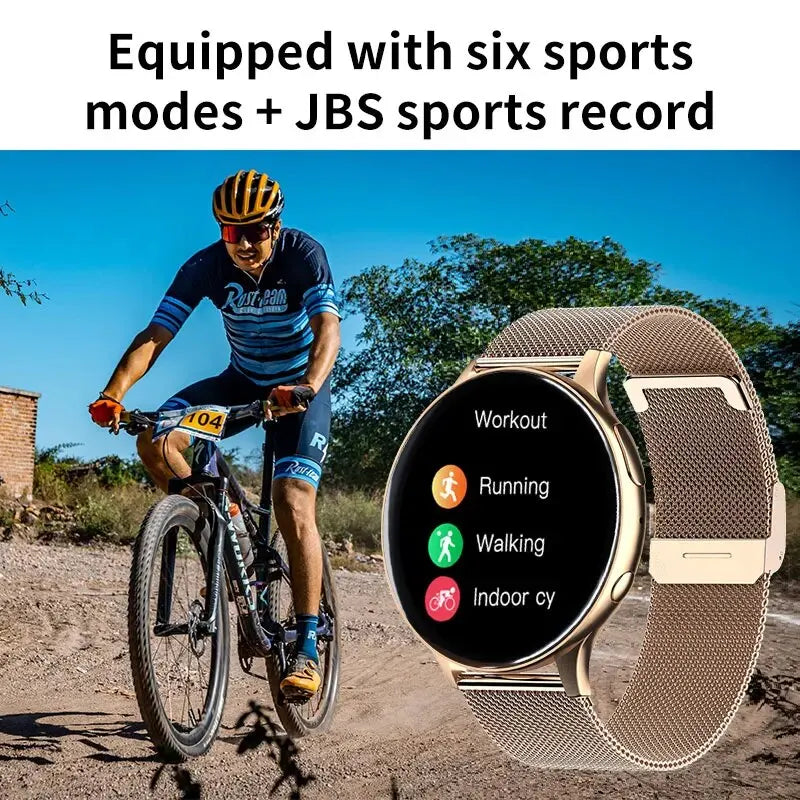  Allure - Smart Watch Wireless Charging Smartwatch Bluetooth Calls Watches Men Women Fitness Bracelet