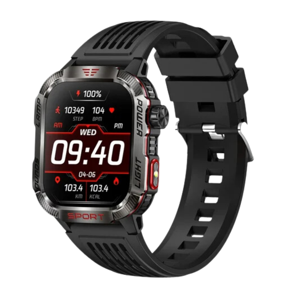  Endurance - Smart Watch Men 1.96 inch GPS Compass IP68 Bluetooth call Outdoor Sports Fitness Tracker Smartwatch
