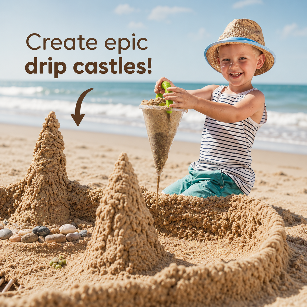🏖️ Splash Sand & Water Funnel Toy