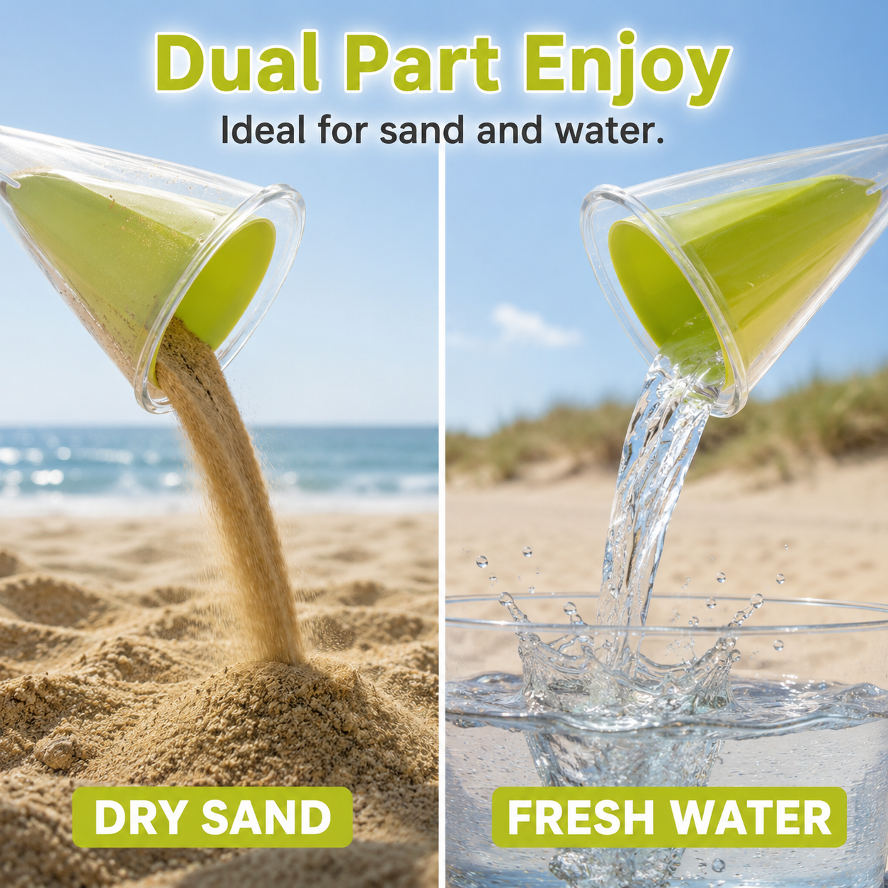 🏖️ Splash Sand & Water Funnel Toy