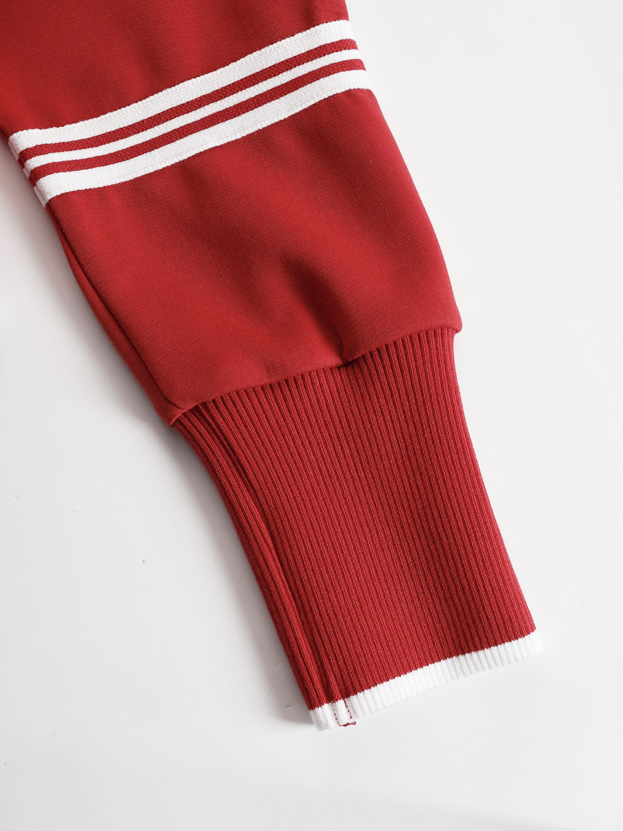 Women's 2 Piece Tracksuit Set Half Zip Pullover Wide Leg Pants Lounge Outfit