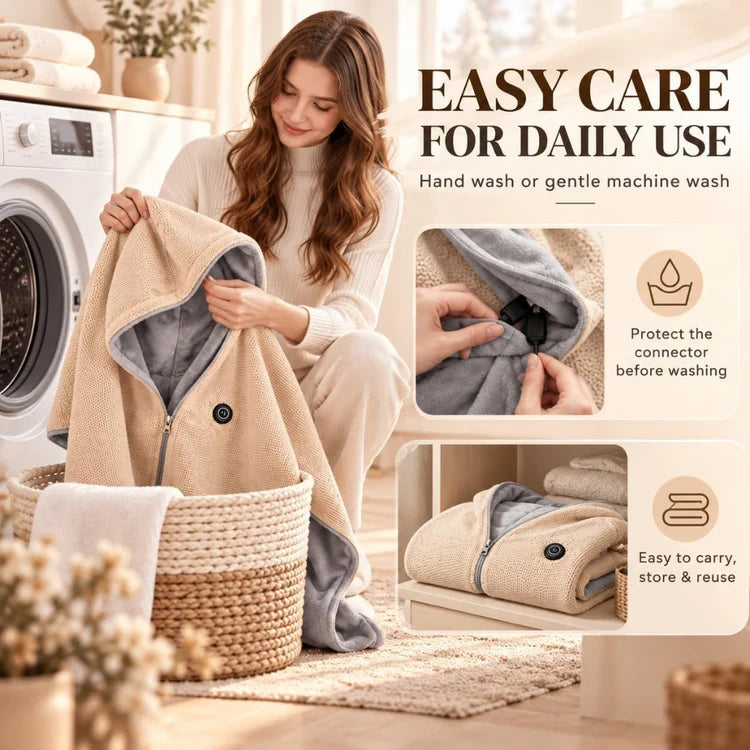 Easy care for daily use — hand wash or gentle machine wash
