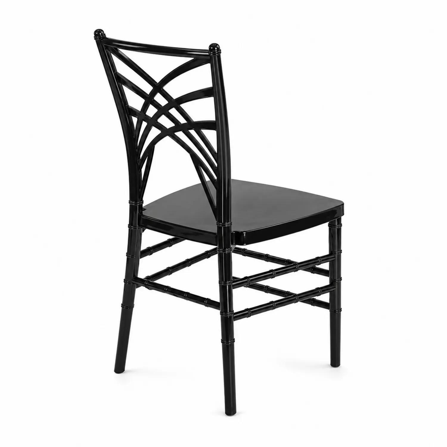 Krzesło do jadalni z polipropylenu Czarny 45x40x90 cm-caviranest