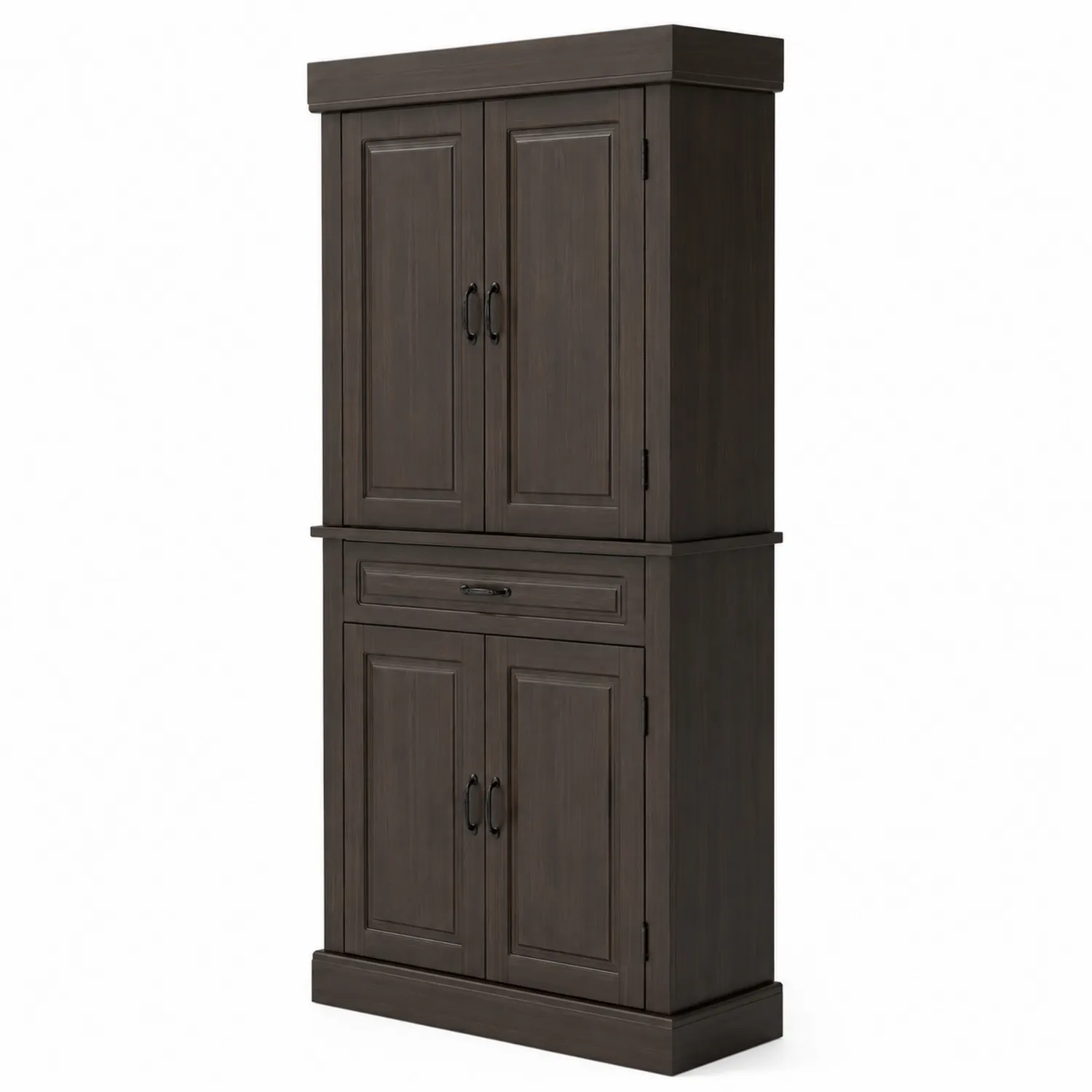 Kredens z drewna dębowego Brązowy 210 cm-caviranest