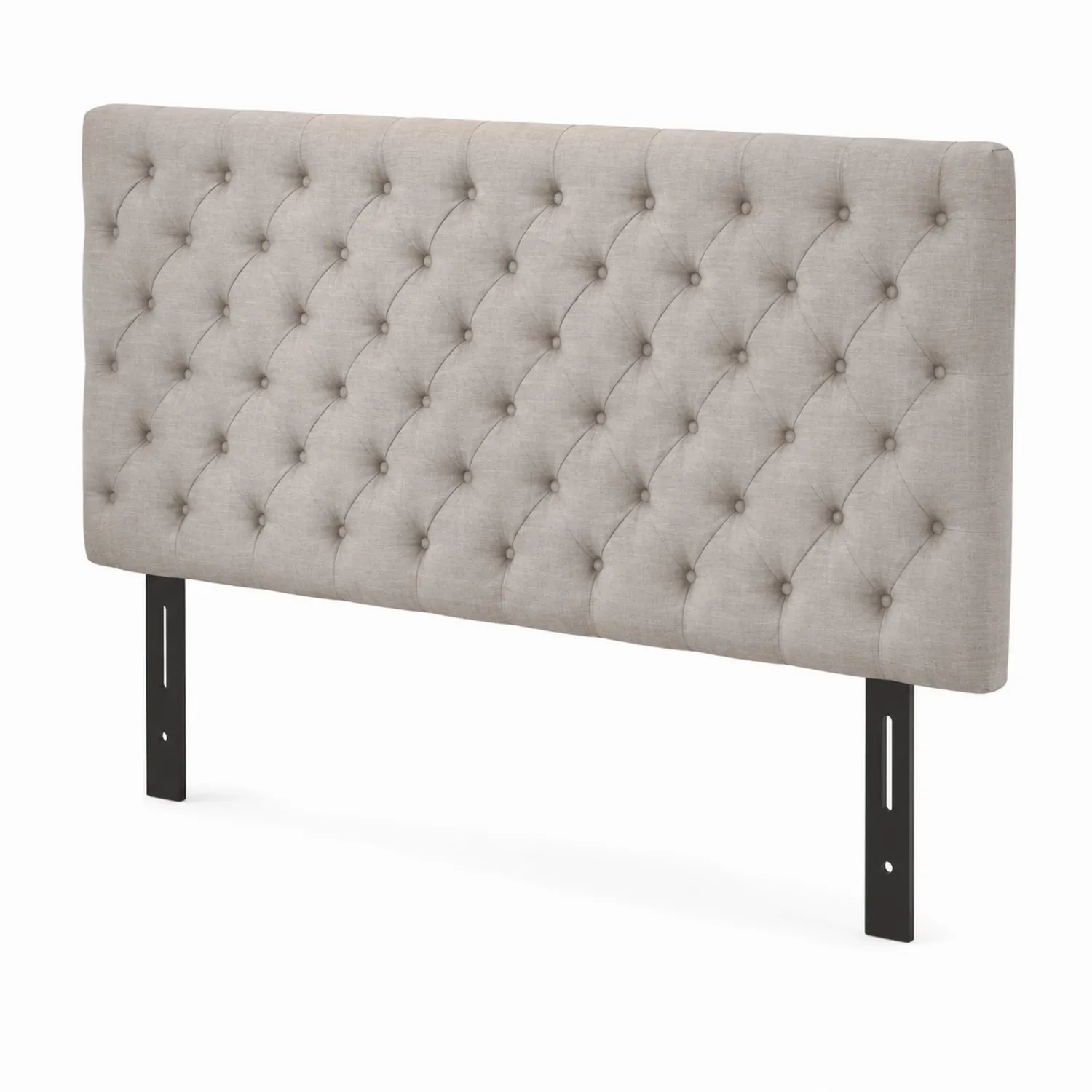 Zagłówek tapicerowany beżowy 140 cm-caviranest