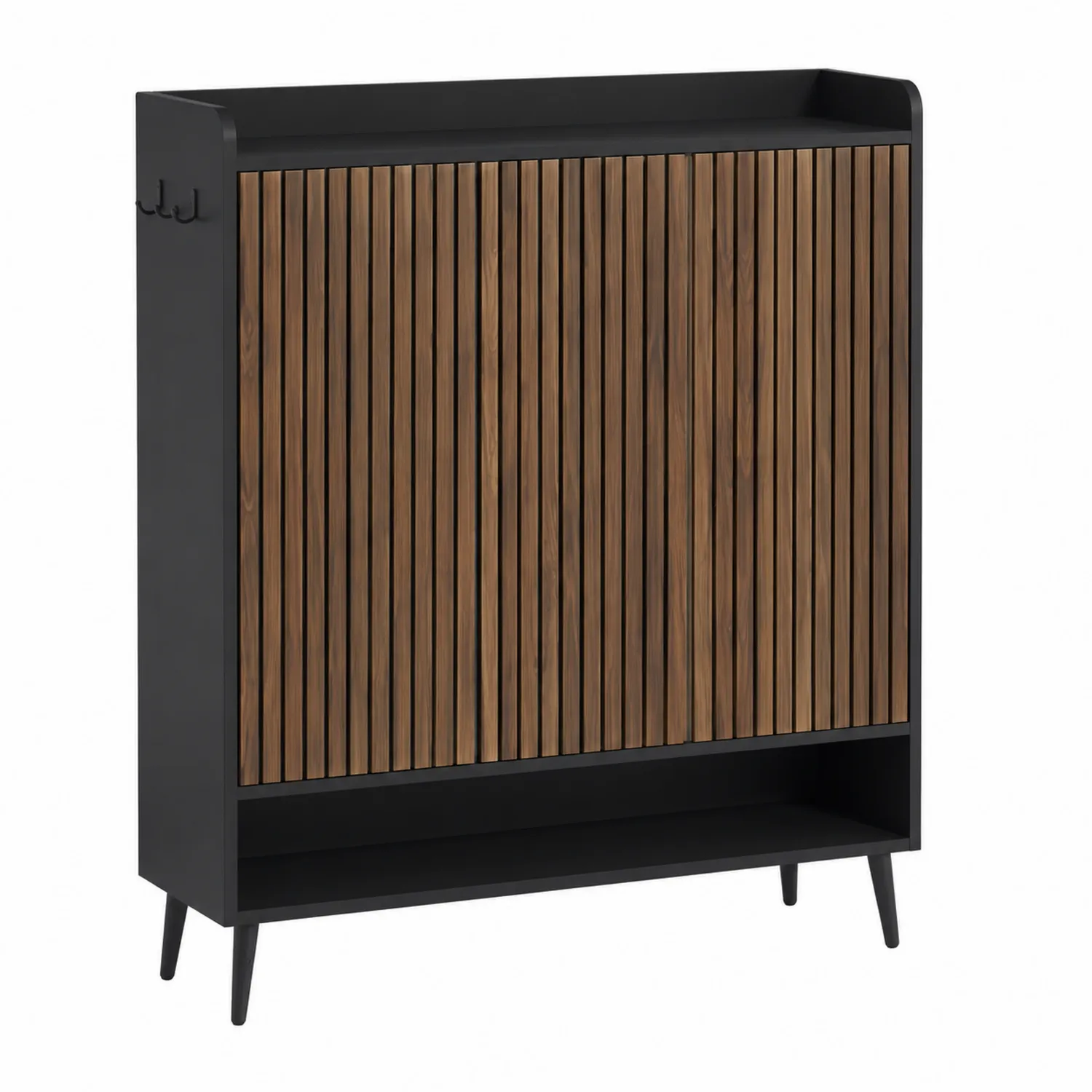 Szafka na buty z metalu i MDF 120x100x30 cm