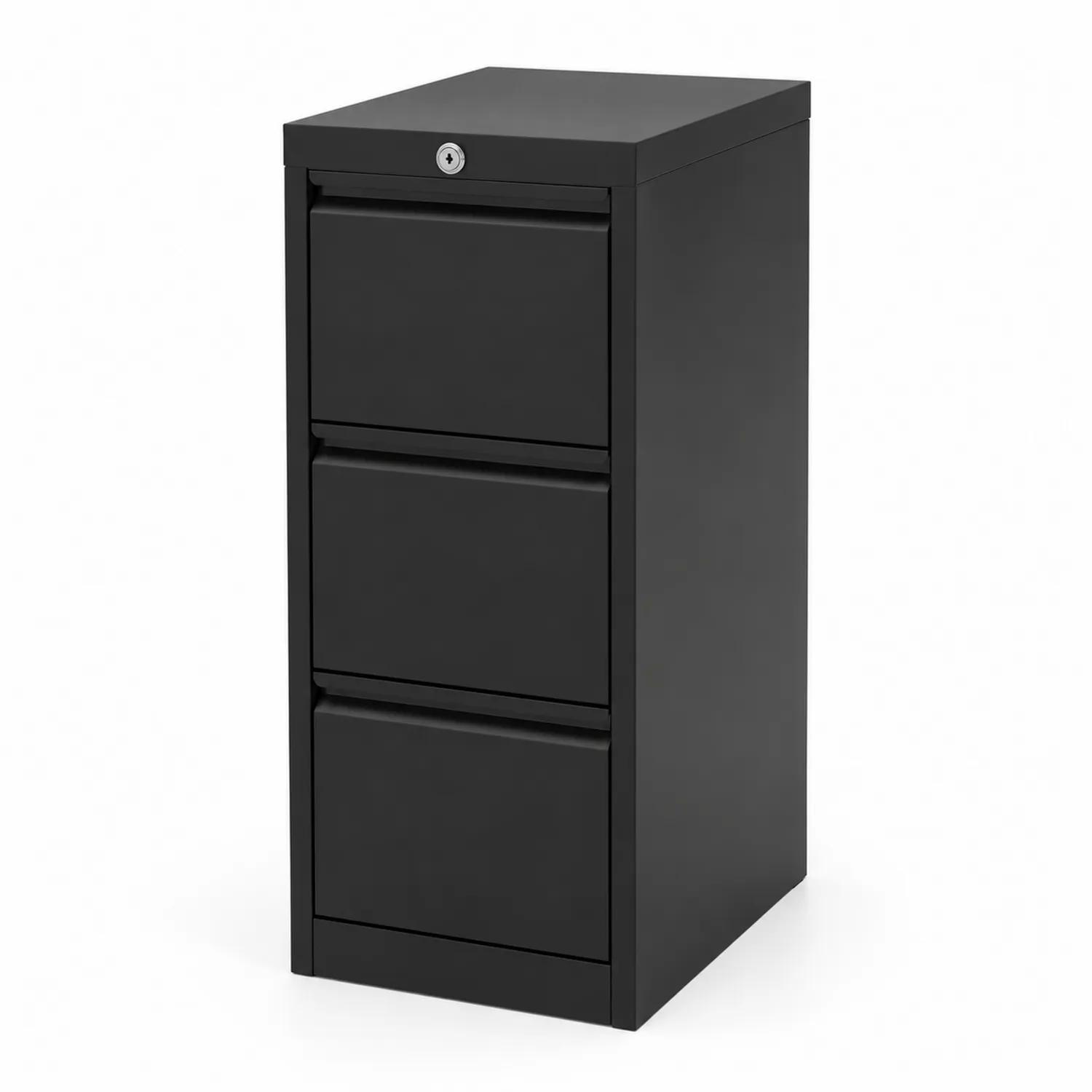 Metalowa szafka z 3 szufladami Czarna