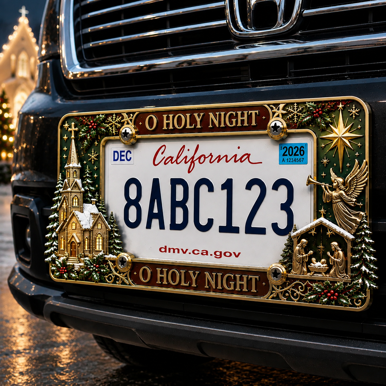 🎅Christmas License Plate Frame Collection