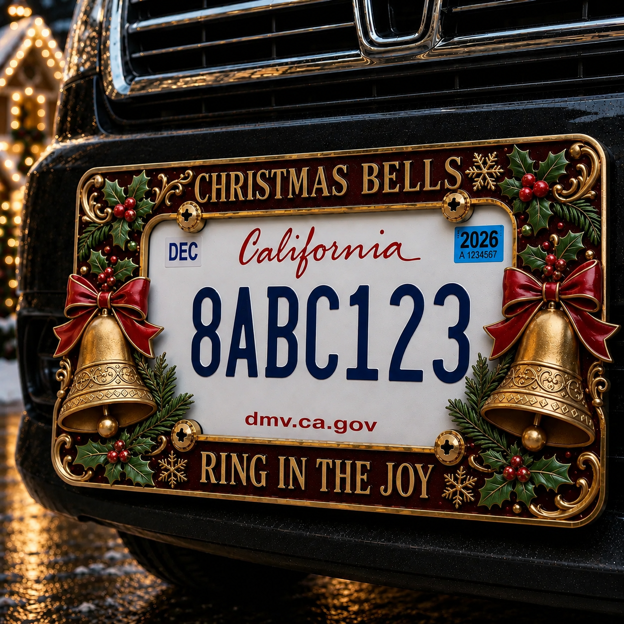 🎅Christmas License Plate Frame Collection