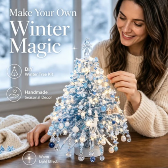 🎄 DIY Handmade Beaded Christmas Tree Kit