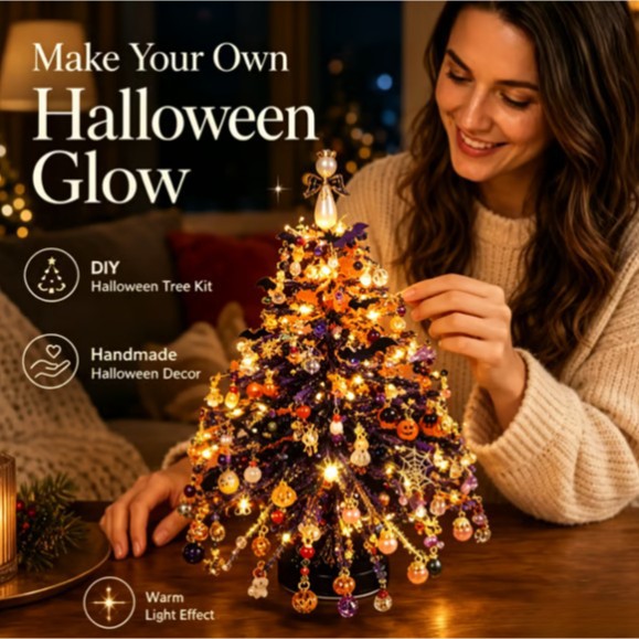 🎄 DIY Handmade Beaded Christmas Tree Kit