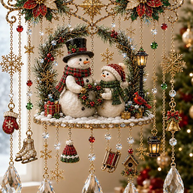 ❄️🎄Handmade Winter Christmas Diamond Hanging Ornaments