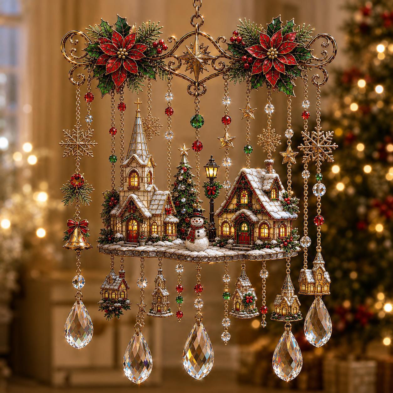 ❄️🎄Handmade Winter Christmas Diamond Hanging Ornaments