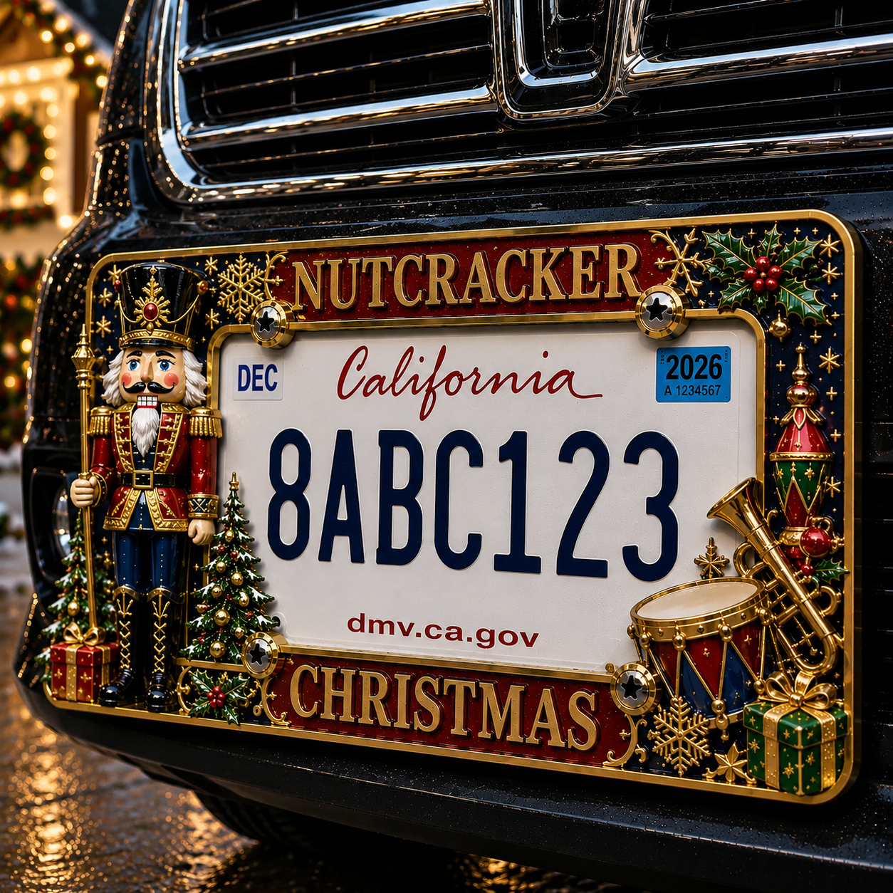 🎅Christmas License Plate Frame Collection