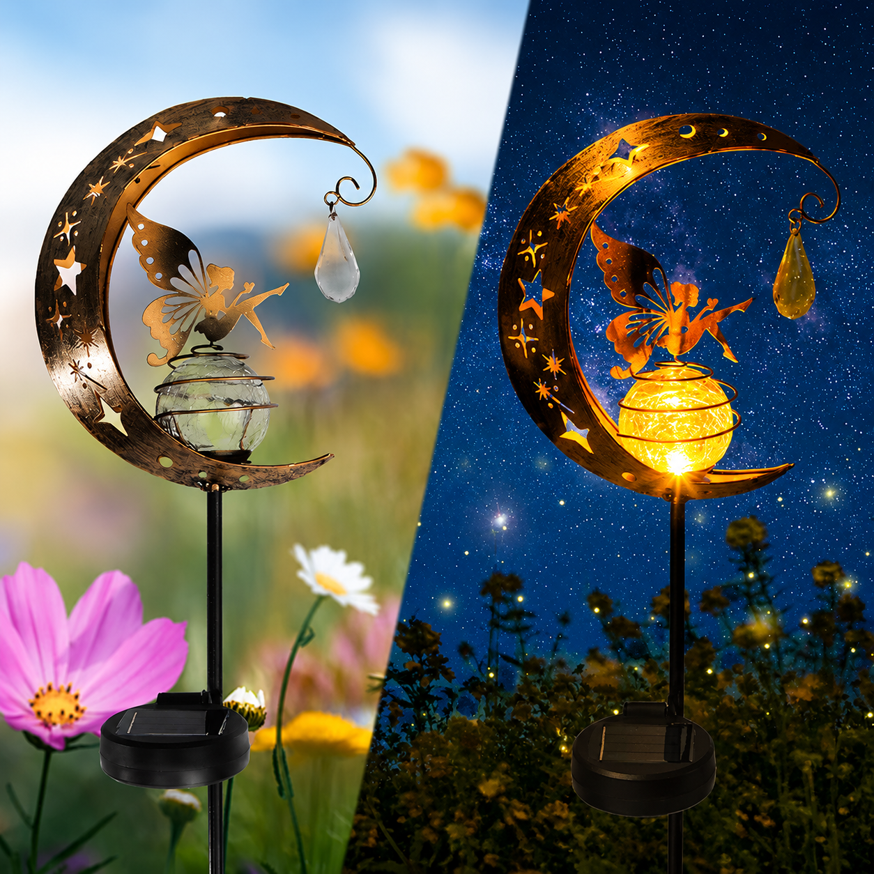 🌟Solar Moon Fairy Light, Magical Garden Decor Gift for Outdoor Spaces