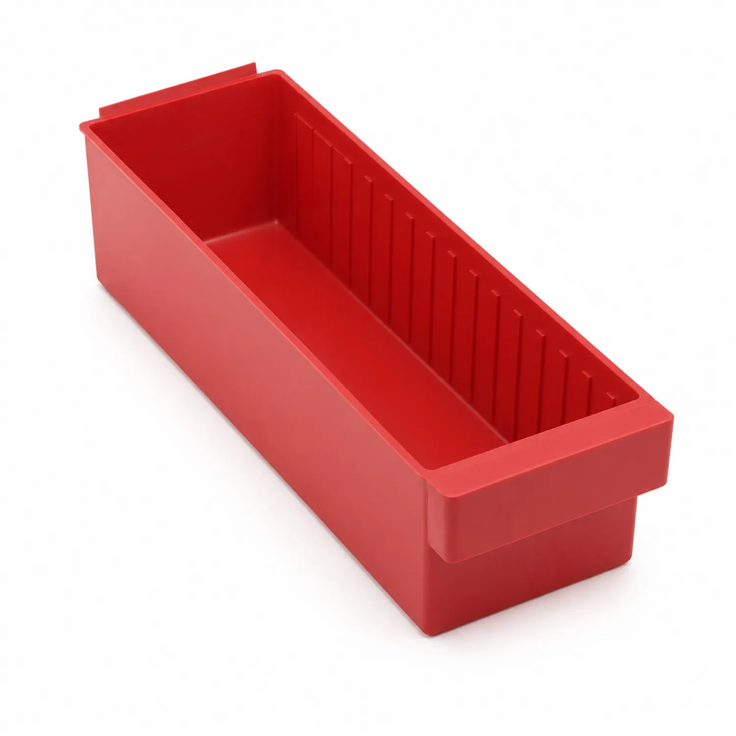 Pojemnik plastikowy z polipropylenu czerwony 30x10x8 cm-Velessanest