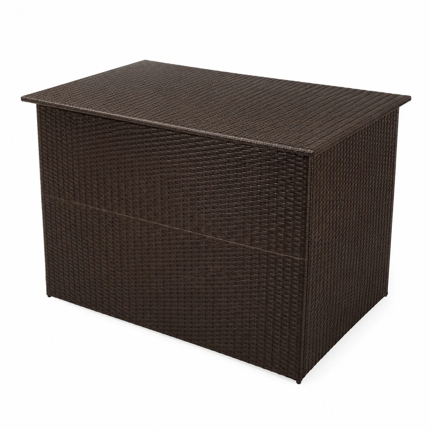 Skrzynia z technorattanu 120cm x 60cm x 75cm Brązowa-Velessanest